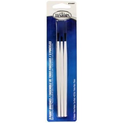 TES - Testors 8704MT 2 Broad 1 Fine Brush Set *