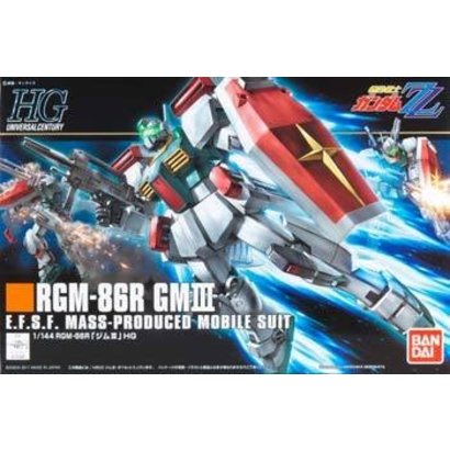 BAN - Bandai Gundam 170396 1/144 HGUC #126 RGM-86R GM III