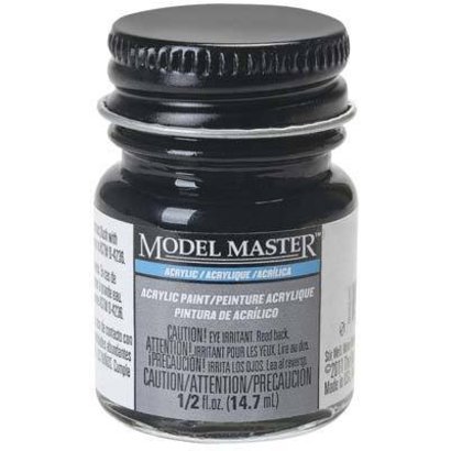 TES - Testors 4888 Engine Black Flat Acrylic 1/2 oz