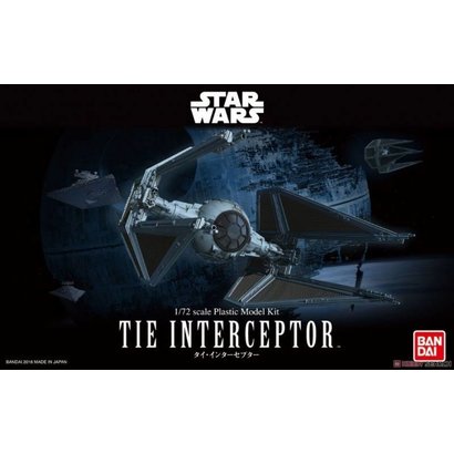BAN - Bandai Gundam Tie Interceptor "Star Wars" Bandai Star Wars 1/72 Plastic Model