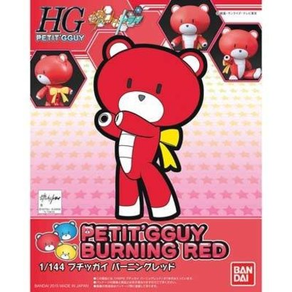 BAN - Bandai Gundam 200582 Burning Red Petit-Beargguy Gundam Build Fighters