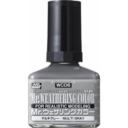 GNZ-Gunze Sangyo WC06 Multi Gray GSI, Mr. Weathering Color Paint