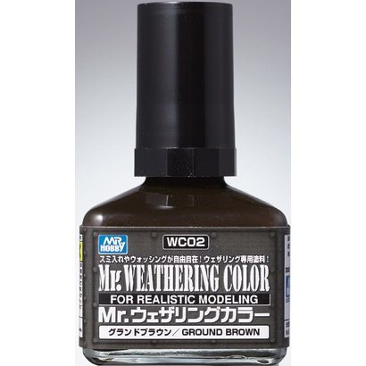 GNZ-Gunze Sangyo WC02 Ground Brown GSI, Mr. Weathering Color Paint
