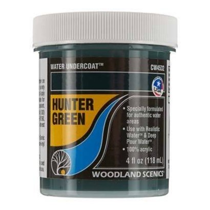 WOO - Woodland Scenics 785- CW4532 Water Undercoat Hunter Green