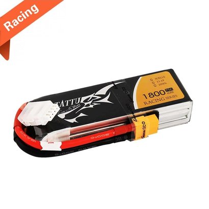 Tattu Tattu 1800mAh 11.1V 75C 3S1P Lipo Battery Pack Racing with XT60 plug