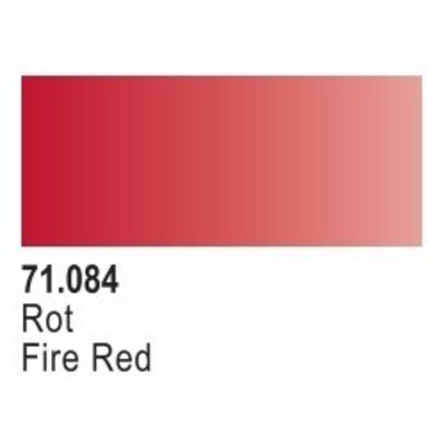VLJ-VALLEJO ACRYLIC PAINTS 71084 FIRE RED 17ML - Model Air *