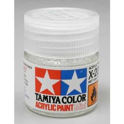 TAM - Tamiya 865- 81520 Acrylic Mini X20A Thinner 1/3 oz