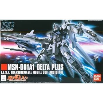 BAN - Bandai Gundam 164265 1/144 #115 MSN-001A1 Delta Plus Hi Grade Univ HG