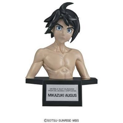BAN - Bandai Gundam 209445 Mikazuki Augus Gundam IBO Figure-Rise Bust