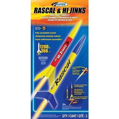 EST - Estes 001499 Rascal and HiJinks Launch Racket Set RTF Ready