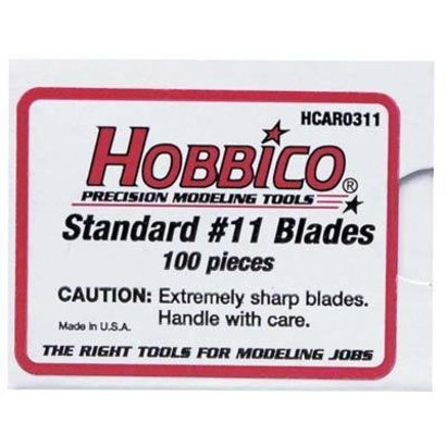 HCA - Hobbico Precision #11 Blades pack of 100