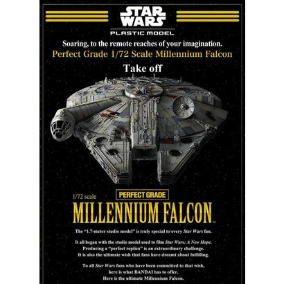 BAN - Bandai Gundam Star Wars Millennium Falcon 1/72 Perfect Grade