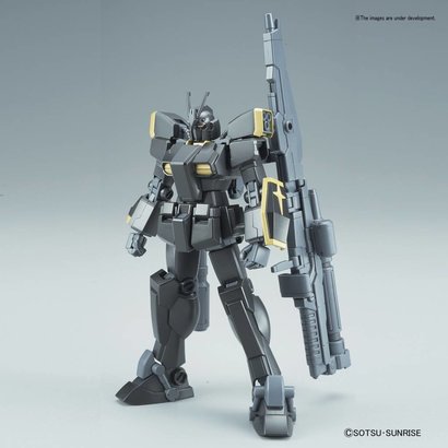 BAN - Bandai Gundam 221286 Gundam Lightning Black Warrior "Gundam Build Fighters", Bandai HGBF 1/144