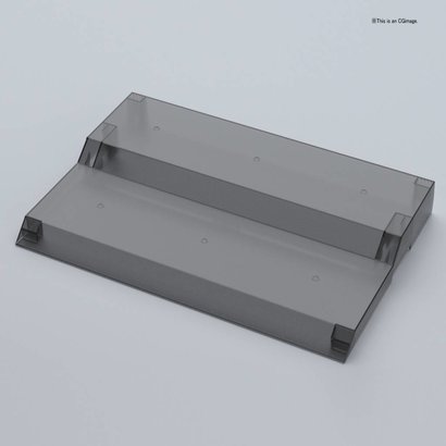 BAN - Bandai Gundam 221049 COLLECTION STAGE SMOKE BLACK CLEAR "Collection Stage", Bandai