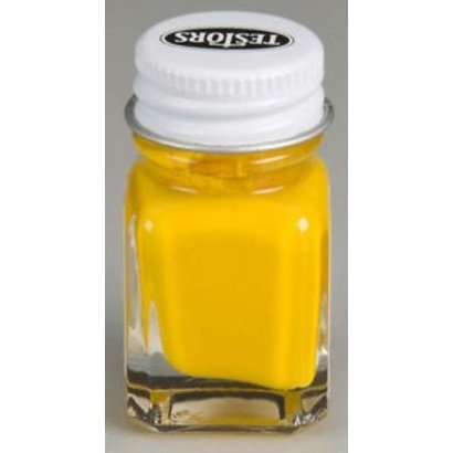 TES - Testors 1169 Enamel .25 oz Flat Yellow