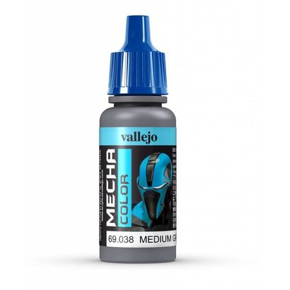 VLJ-VALLEJO ACRYLIC PAINTS 69038 Medium Grey Mecha Color 17ml Bottle