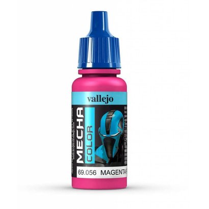 VLJ-VALLEJO ACRYLIC PAINTS 69056 Magenta Fluorescent Mecha Color 17ml Bottle