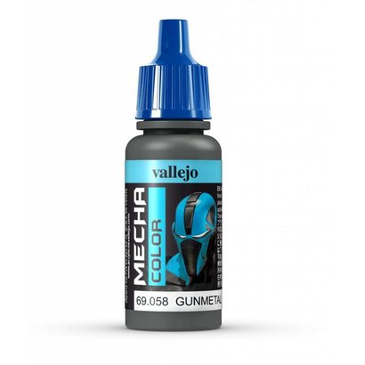 VLJ-VALLEJO ACRYLIC PAINTS 69058 Gunmetal Mecha Color 17ml Bottle