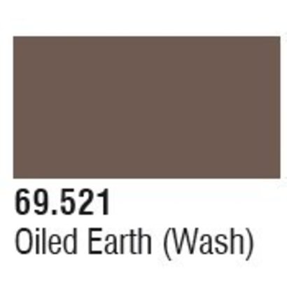 VLJ-VALLEJO ACRYLIC PAINTS 69521 Oiled Earth Wash Mecha Color 17ml Bottle