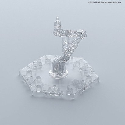 BAN - Bandai Gundam 222132 Clear Action Base 5 - Bandai Action Base