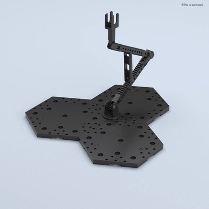 BAN - Bandai Gundam 223030 Black Action Base 4 - Bandai Action Base