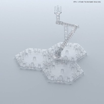 BAN - Bandai Gundam 222131 Clear Action Base 4 - Bandai Action Base