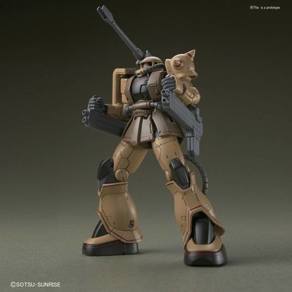 BAN - Bandai Gundam 219767 Zaku Half Cannon "Gundam The Origin", Bandai HG 1/144