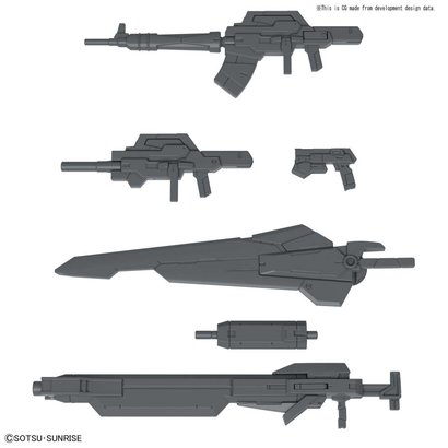 BAN - Bandai Gundam 220706 24th Century Weapons "Gundam Build Fighters", Bandai HGBC 1/144