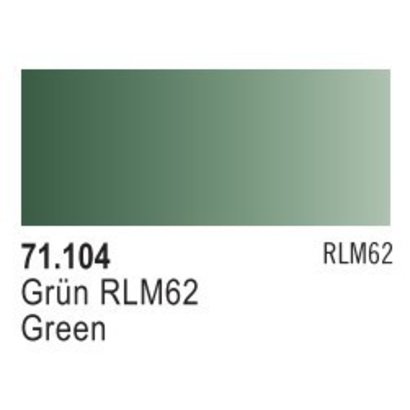 VLJ-VALLEJO ACRYLIC PAINTS 71104 GREEN RLM62 17ML - Model Air
