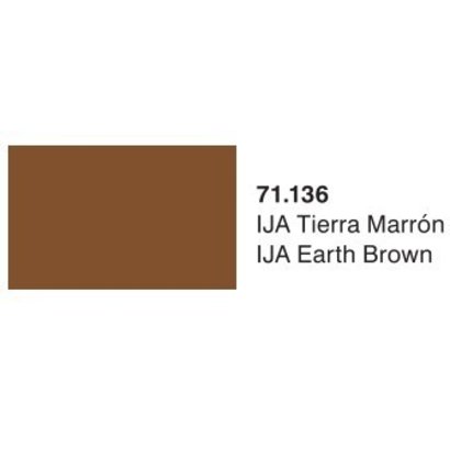 VLJ-VALLEJO ACRYLIC PAINTS 71136 IJA EARTH BROWN 17ML Model Air