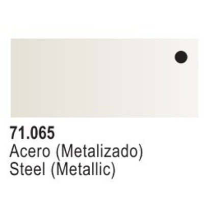 VLJ-VALLEJO ACRYLIC PAINTS 71065 STEEL 17ML - Model Air