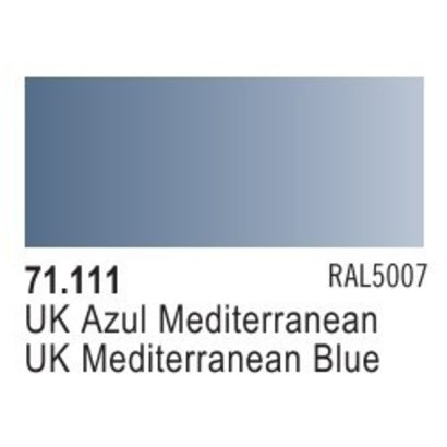 VLJ-VALLEJO ACRYLIC PAINTS 71111 UK MEDITERRANEAN BLUE 17ML - Model Air