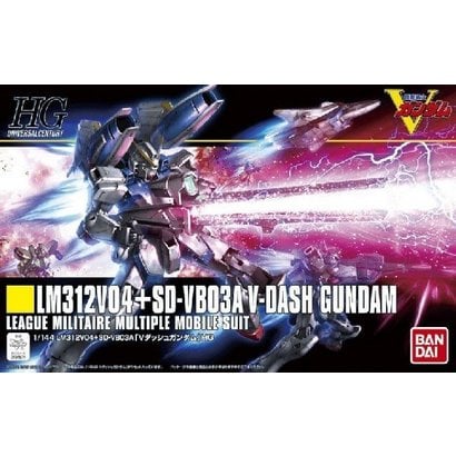 BAN - Bandai Gundam 194874 1/144 HG Universal Century Series: #188 LM312V04+SD-VBO3A V-Dash Gundam