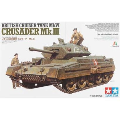 TAM - Tamiya 865- 37025 1/35 British Mk.VI Crusader Mk.III Cruiser Tank