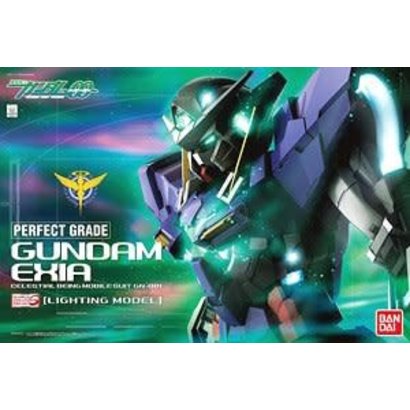 BAN - Bandai Gundam 219773 Gundam Exia (Lighting Ver.) "Gundam 00", Bandai Perfect Grade (PG)