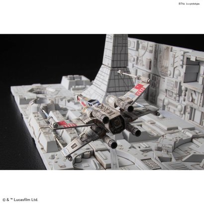 BAN - Bandai Gundam 230343 Death Star Attack Set "Star Wars", Bandai Star Wars 1/144 Plastic Model Kit