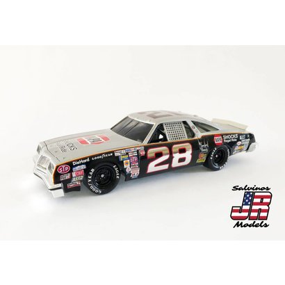 Salvinos JR Models baker28 1/25 Oldsmoble 442 Plastic Model Kit Buddy Baker’s Gray Ghost – 1980 Winner