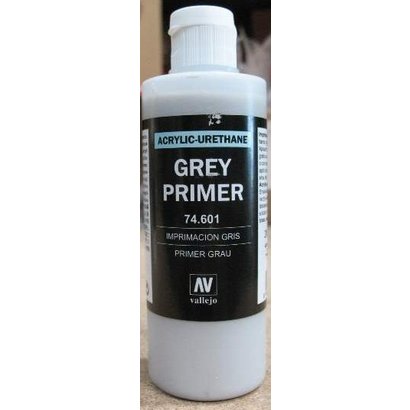 VLJ-VALLEJO ACRYLIC PAINTS 74601 GREY PRIMER ACRY-POLY 200ML