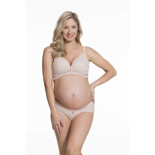 Cake Lingerie Mousse Non Wire Nursing Bra - Beige Cake Lingerie Mousse Non Wire Nursing Bra - Beige