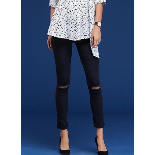 Isabella Oliver Zadie Ripped Stretch Maternity Skinny Jean Isabella Oliver Zadie Ripped Stretch Maternity Skinny Jean
