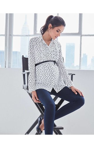 Seraphine Happy Dot Maternity Blouse Seraphine Happy Dot Maternity Blouse