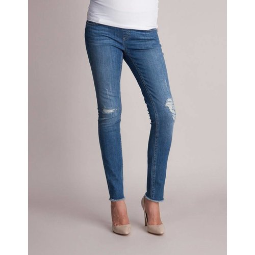 Seraphine Hunter Distressed Slim Under Bump Jeans Seraphine Hunter Distressed Slim Under Bump Jeans