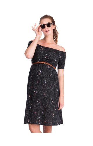 Seraphine Perry Shirred Off Shoulder Dress Seraphine Perry Shirred Off Shoulder Dress