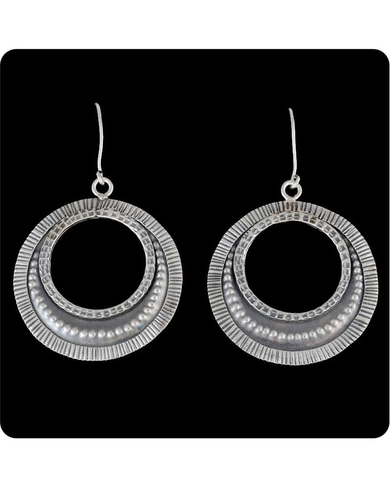 Zig Zag Asian Collection Tribal Hanging Hoop Earrings Areohome Zig Zag Asian Collection Tribal Hanging Hoop Earrings