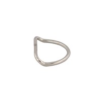 Stainless Steel 2" D Ring - Bent