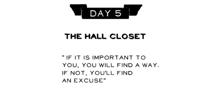 Day 5: The Hall Closet