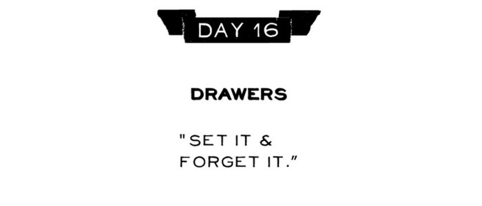 Day 16: Drawers