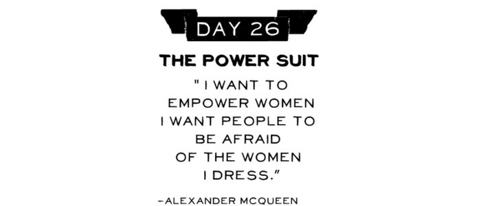 Day 26: Power Suit