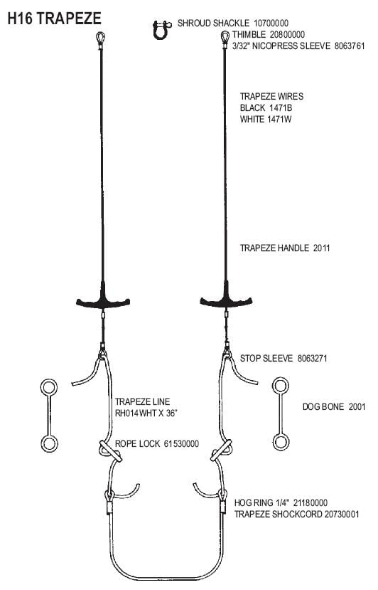 Hobie Trapeze Rope Lock - 61530000