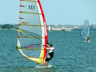 Windsurfing in North Texas